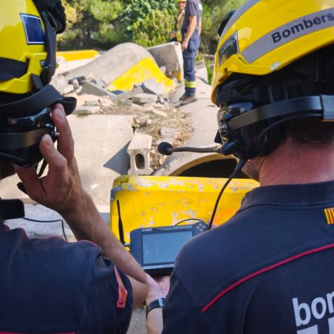 Formación a Bombers de la Generalitat de Catalunya