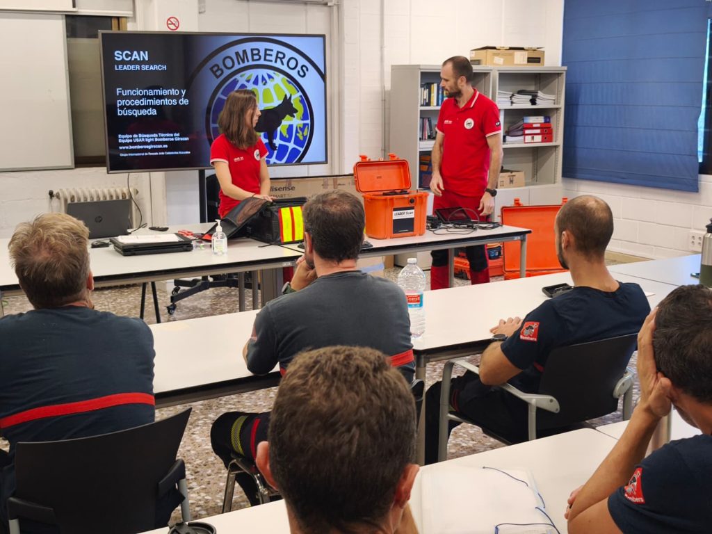 RADAR SCAN Leader bomberos de Alicante formación búsqueda técnica