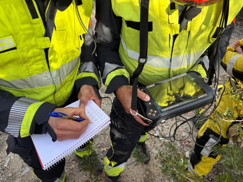 Curso LEADER HASTY y Radar SCAN bomberos de Alicante búsqueda técnica